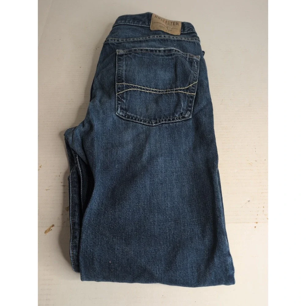 Y2K Hollister Huntington Low Rise Slim Straight 34x32 Men Surf Beach Skate